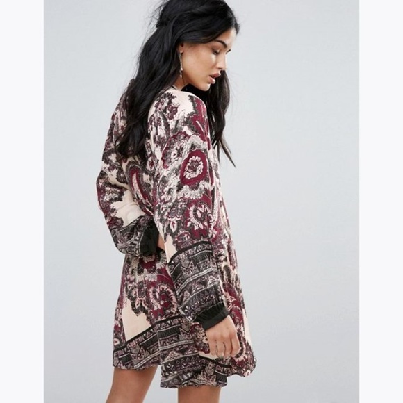 FREE PEOPLE Say You Love Me Mini Dress sz M [E1] - Picture 2 of 8